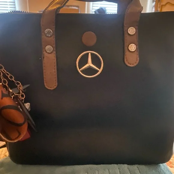 Mercedes  Benz black and Brown ladies bag - Picture 2 of 2